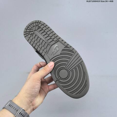 Jordan Air Jordan 1 Low Black Grey EU 36-46 Basketball - Unisex (BS-66126)