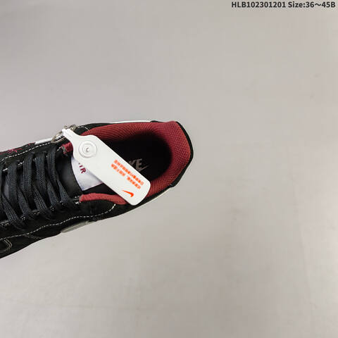 Nike Air Force 1 07 Black White Red EU 36-45 Sneaker - Unisex BS-62915