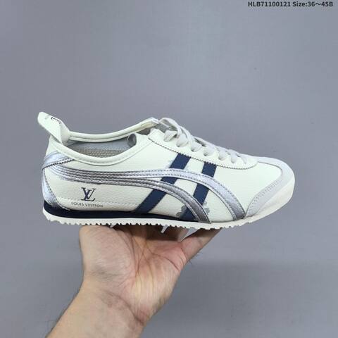 Onitsuka Tiger Mexico 66 Cream White Navy Red EU 36-45 Sneaker Casual Sneakers - Unisex (BS-69048)
