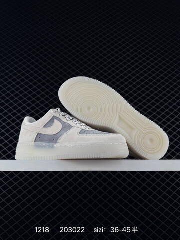 Nike Air Force 1 07 Low Grey White 36-45 Lifestyle - Unisex (BS-73625)