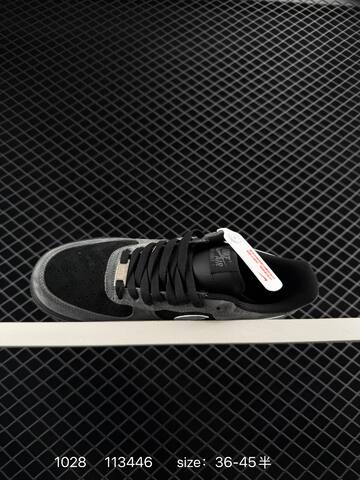 Nike Air Force 1 07 Gray Black EU 36-45 Casual - Unisex (BS-74518)