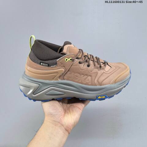 HOKA Kaha 3 Low GTX Black Grey Orange Blue EU 40-45 Trail Shoe Trail Running Sneakers - Men's (BS-69393)