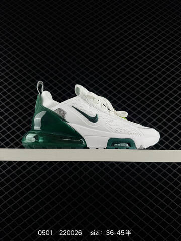 Nike Air Max 270 White Green EU 36-45 Lifestyle - Unisex (BS-71738)