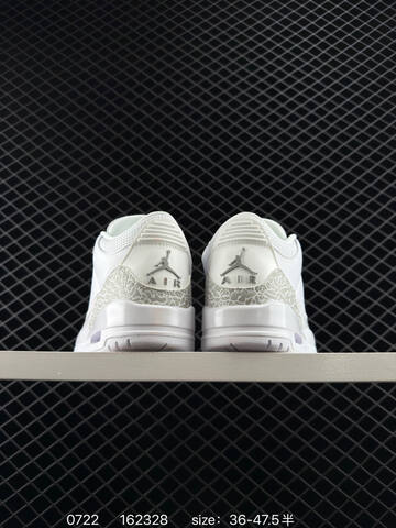 Jordan Air Jordan 3 Retro Hide And Sneak White Light Grey EU 36-47 5 Basketball Shoe - Unisex BS-81030