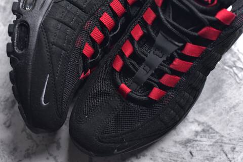 Nike Air Max 95 Black Red Silver Sneaker BS-59622