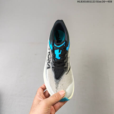 HOKA ONE ONE Mach X 3 White Black Blue Cream EU 36-45 Running Shoe Running Sneakers - Unisex (BS-69451)