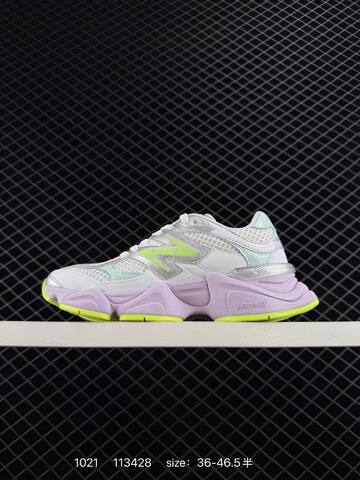 New Balance 9060 White Silver Mint Purple Neon Yellow EU 36-46 5 Sneaker Unisex BS-82698
