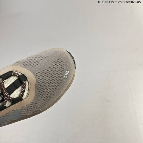 On Cloudmonster Tan Grey Black White EU 36-45 Running Shoe Running Sneakers - Unisex (BS-69766)