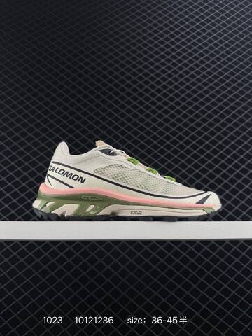 Salomon XT-6 FT Cream Olive Green Pink Black EU 36-45 Trail Shoe Trail Running Sneakers - Unisex (BS-85951)