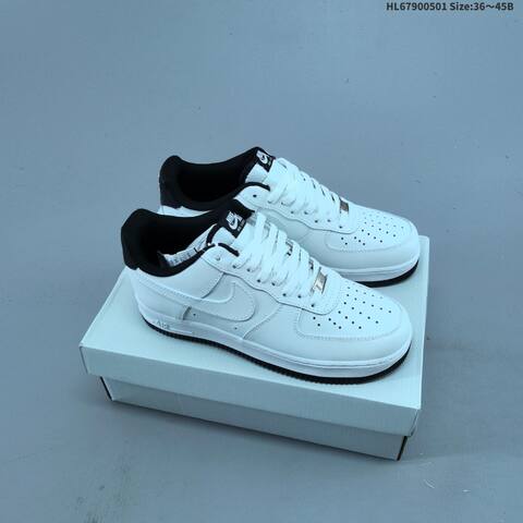 Nike Air Force 1 07 White Blue Navy White EU 36-45 Sneaker - Unisex (BS-60552)