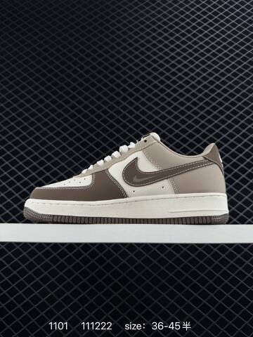 Nike Air Force 1 07 Low Beige Brown Cream 36-45 5 Lifestyle - Unisex (BS-74425)