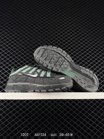 Nike P-6000 Black Anthracite With Mint Green EU 39-45 Running - Unisex (BS-73822)
