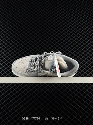 Nike SB Dunk Low Grey White Black EU 36-45 5 Skate - Unisex BS-79064