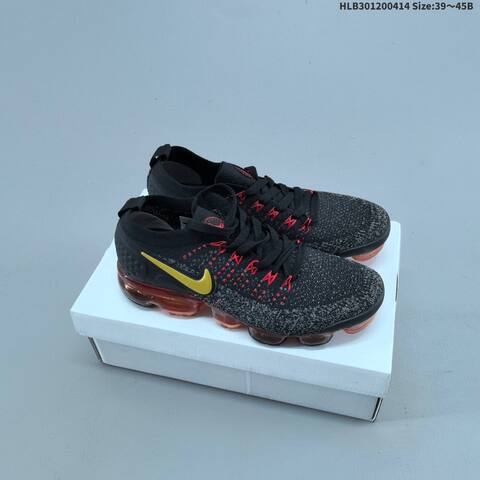 Nike Air VaporMax Flyknit 2 Black White EU 36-45 Running Shoe - Unisex (BS-60755)