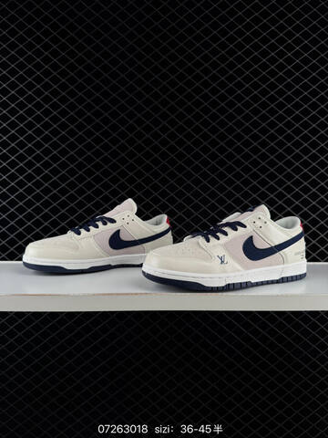 Nike Dunk Low Sail Navy White Red EU 36-45 Skate - Unisex BS-70085