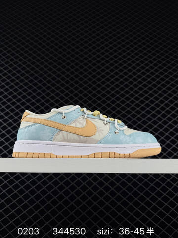 Nike Dunk Low SB Blue Gray Yellow Pink EU 36-45 Skate - Unisex (BS-72841)