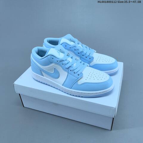 Jordan Air Jordan 1 Low Aluminum White 35 5-47 5 Casual - Unisex (BS-66999)