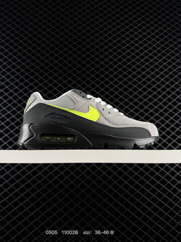 Nike Air Max 90 White Blue Gray Red Black Red Gray Neon Yellow 36-46 Lifestyle - Unisex (BS-71675)