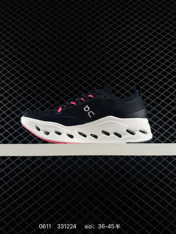 On Cloudsurfer Max Black White Pink EU 36-45 Running Shoe Running Sneakers - Unisex (BS-85170)