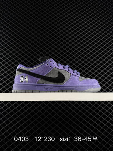 Nike SB Dunk Low Pro Supreme 94 White Grey Black Purple Blue Red EU 36-45 Skate - Unisex (BS-72297)