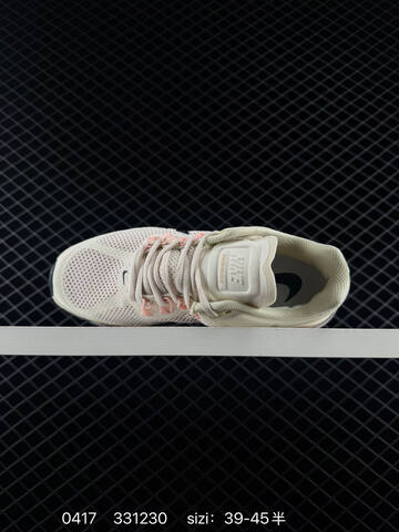 Nike Air Max 2013 Sail Black Pale Pink Champagne Cream Off-white With Black Swoosh Pink Laces Translucent Rose-tinted Air Unit EU 39-45 Half Sizes Available Running - Unisex BS-72036
