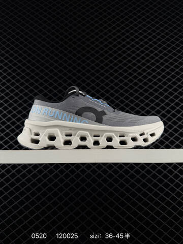 On Cloudmonster 2 Grey White Black Light Blue EU 36-45 Running Shoe Running Sneakers - Unisex BS-85259