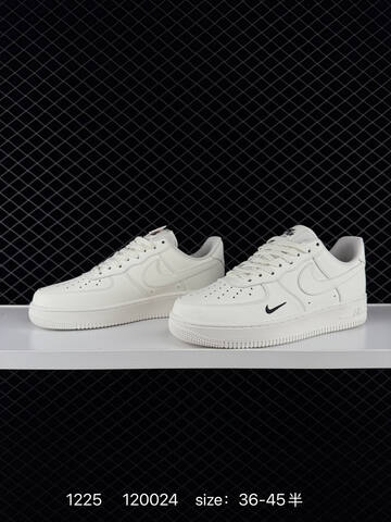 Nike Air Force 1 07 Low White Black 36-45 Casual - Unisex (BS-73501)