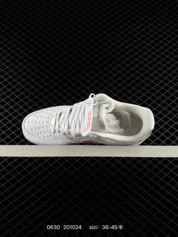 Nike Air Force 1 07 Low White Silver Ice Blue EU 36-45 Sneaker - Unisex (BS-70508)