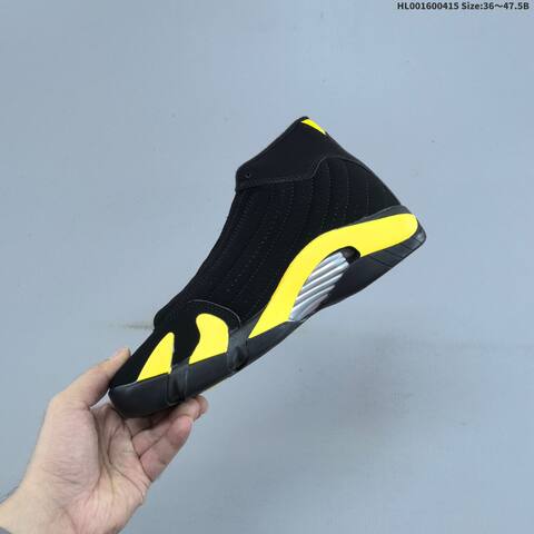 Jordan Air Jordan 14 Retro Thunder Black Yellow EU 36-47 5 Basketball - Unisex (BS-66179)