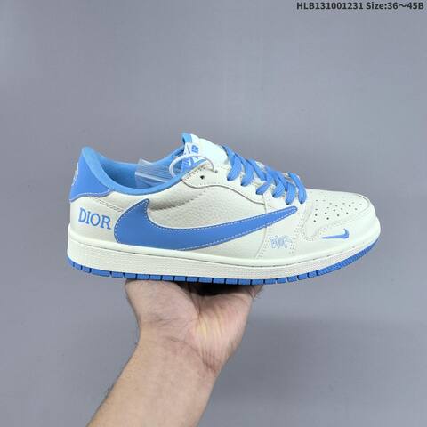 Jordan Air Jordan 1 Low White Olive Green EU 36-45 Casual - Unisex (BS-67159)