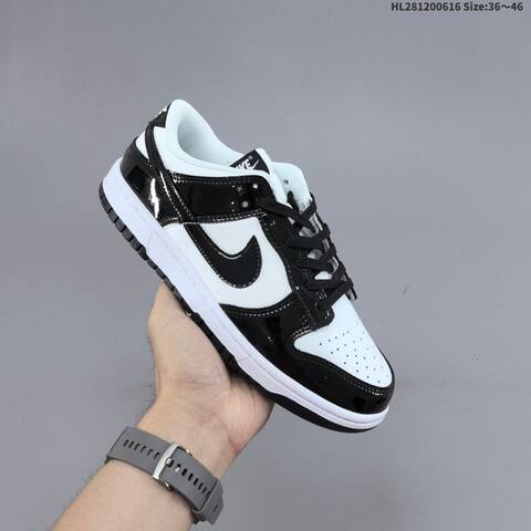 Nike SB Dunk Low Pro Black White EU 36-46 Skate Shoe - Unisex BS-59915