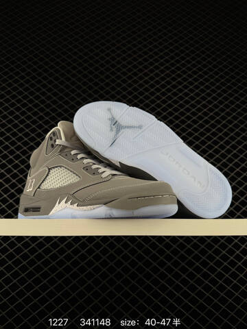 Jordan Air Jordan 5 Retro Black Metallic Reimagined Black Silver White Red EU 40-47 Basketball Shoe - Men's (BS-79969)