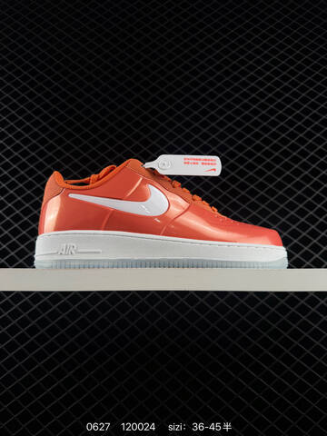 Nike Air Force 1 07 Posite Fl Max Orange White Clear EU 36-45 Sneaker - Unisex (BS-70562)