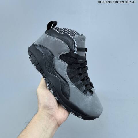 Air Jordan 10 Retro Shadow Replica AIR JORDAN 10 Aj10 Lifestyle BS-66505