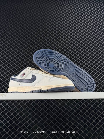 Nike SB Dunk Low Sail Navy EU 36-46 5 Skate - Unisex (BS-74008)