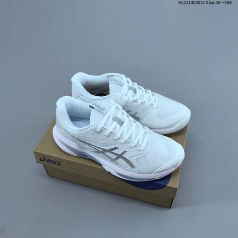 ASICS RESOLUTION SPEED FF 4 White Black Purple EU 36-45 Tennis Shoe Casual Sneakers - Unisex (BS-68779)