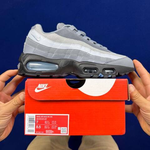 Nike Air Max 95 OG IB7682-001 Cool Grey Wolf Grey EU 40-40 5 Lifestyle - Men's (BS-86972)