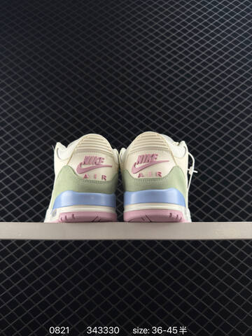 Jordan Air Jordan 3 Spizike Low Sail Light Green Pink Blue EU 36-45 Basketball Shoe - Unisex BS-80865