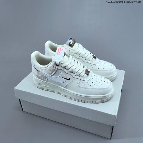 Nike Air Force 1 07 Wheat Tan White EU 36-45 Sneaker - Unisex BS-62257