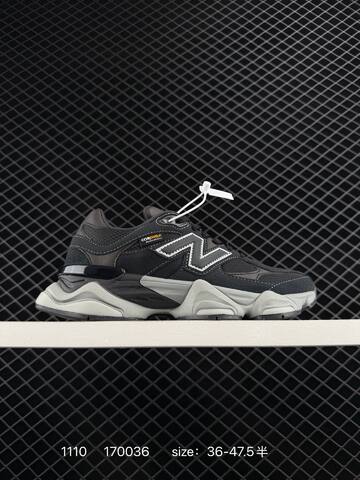 New Balance 9060 Black Dark Grey Light Grey EU 36-47 5 Sneaker - Unisex (BS-82604)