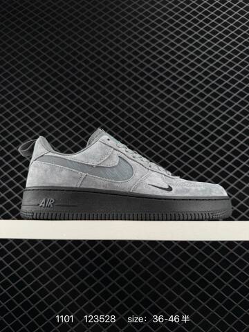 Nike Air Force 1 07 DZ4514-001 Grey Black EU 36-46 5 Lifestyle - Unisex (BS-74434)