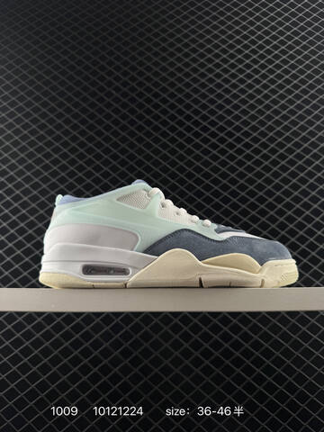 Jordan Air Jordan 4 Retro RM Pink Off White Light Blue Grey White Cream EU 36-46 Basketball Shoe - Unisex BS-80555
