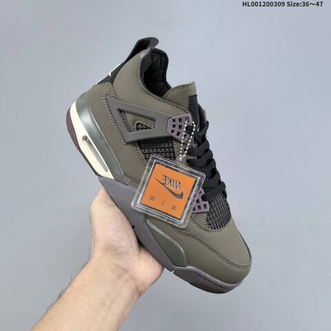 A Ma Maniere x Air Jordan 4 Retro SP Dark Mocha AMM x AIR JORDAN AJ4 Lifestyle BS-66587