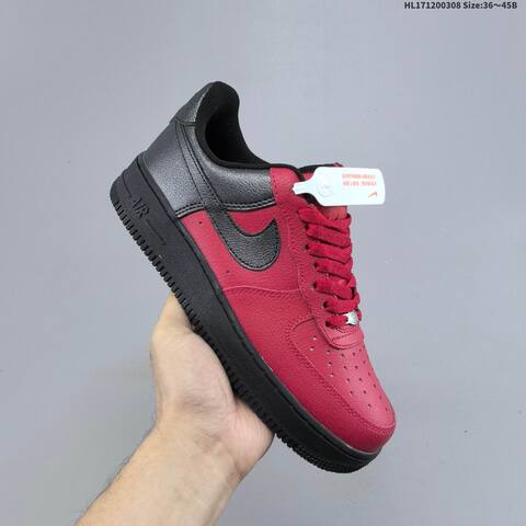Nike Air Force 1 07 Red Black EU 36-45 Sneaker - Unisex BS-61426