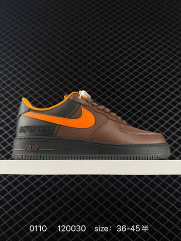 Nike Air Force 1 07 Brown Orange Black EU 36-45 Lifestyle - Unisex (BS-73217)