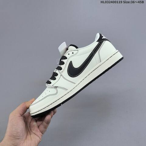 Jordan Travis Scott x Air Jordan 1 Low Reverse Mocha Sail Black Red EU 36-45 Lifestyle - Unisex (BS-66918)
