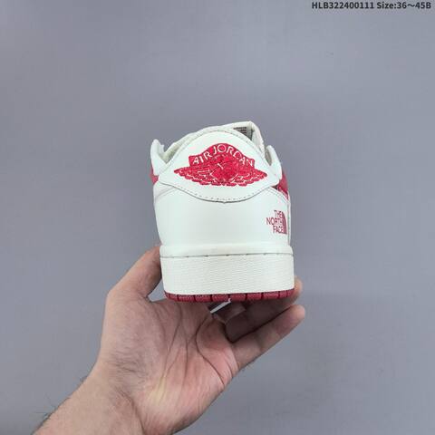 Nike Air Jordan 1 Low x Travis Scott White Red EU 36-45 Lifestyle - Unisex (BS-67006)