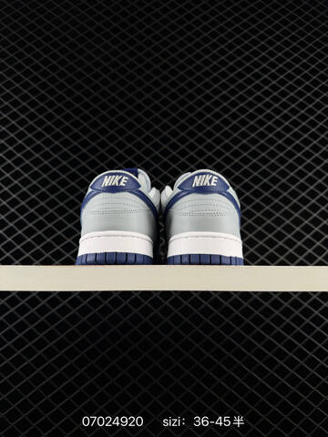 Nike SB Dunk Low Pro White Grey Navy Blue EU 36-45 Skate - Unisex BS-70453