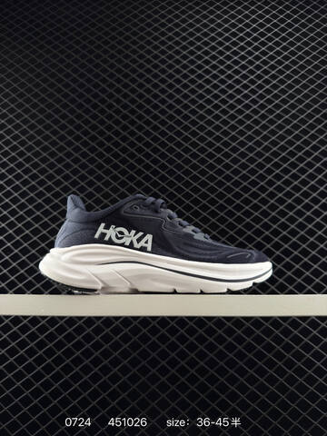 HOKA ONE ONE Clifton 10 Dark Navy Off White Gray EU 36-45 Running Shoe Running Sneakers - Unisex (BS-86540)