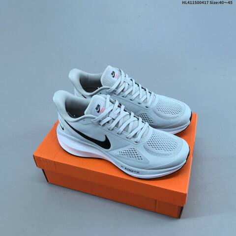 Nike Air Zoom Winflo ZoomX Black White Blue Silver EU 40-45 Running Shoe - Men's (BS-60669)